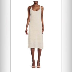 NWT, VINCE Textured Knit Midi Dress, RRP $495